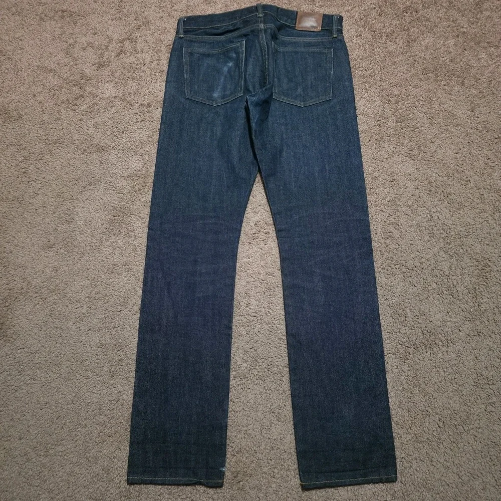 Mens Gap 1969 Kaihara Japanese Selvedge Denim Indigo Slim Jeans‎ Size 31 x 32